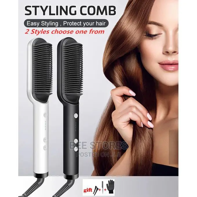 Hot Styling Comb Straightener Brush