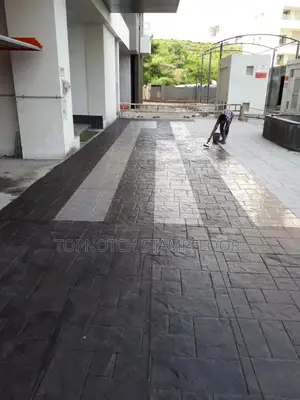 Nigeria Floor Design Increte Stamp Floor