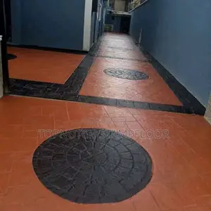 Pattern Concrete Floor on Ground