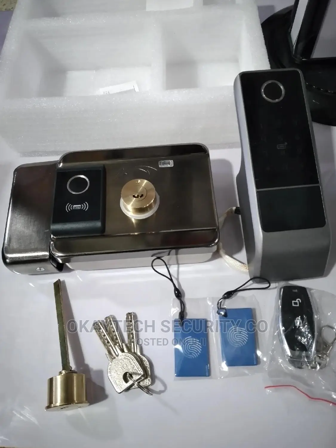 Wireless Fingerprint Double Side Access Lock