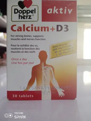 Doppel Herz: Calcium + D3