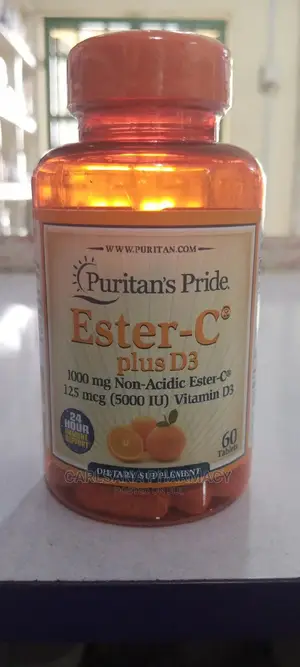Puritans Pride Ester C Plus Vitamin D3