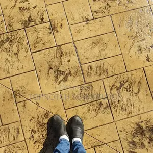 Photo - Concrete Floor Design Work/Exterior House Decorative