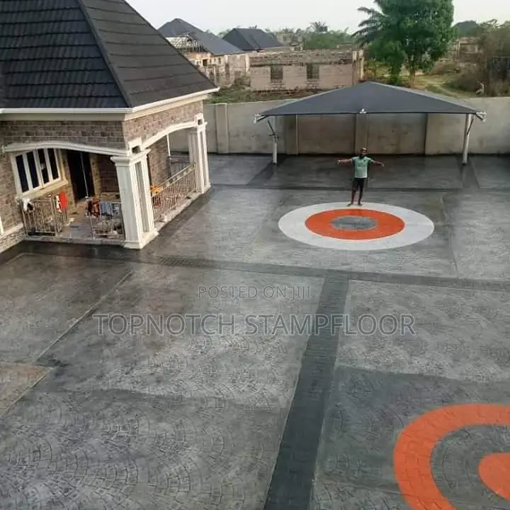 Concrete Stamp Floor Decor