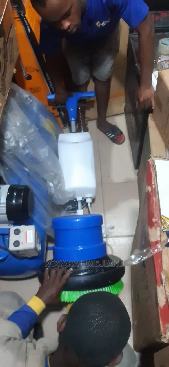Floor Scrubber and Buffing Machine
