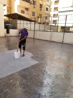 Reinforce Concrete Stamp Floor