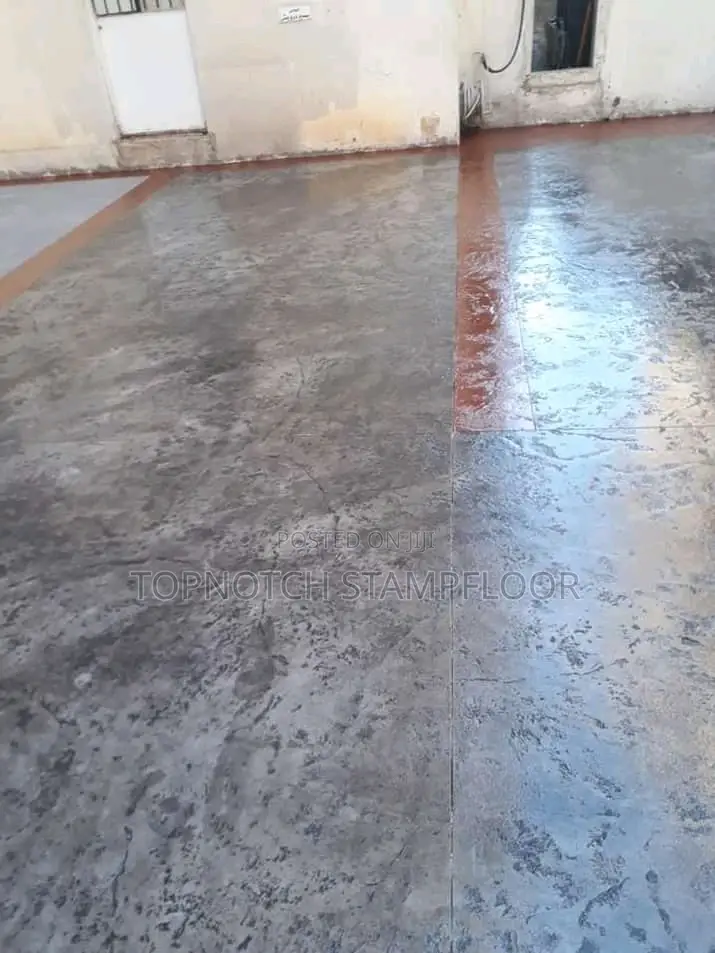 Reinforce Concrete Stamp Floor
