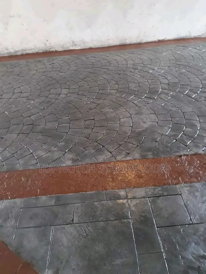 Reinforce Concrete Stamp Floor