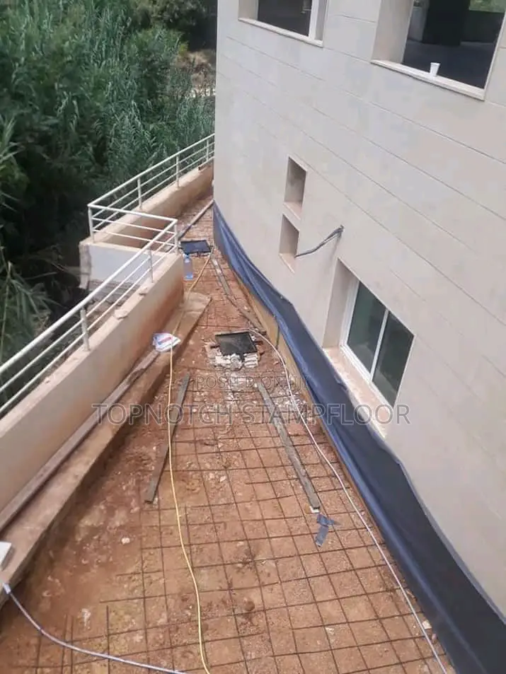Reinforce Concrete Stamp Floor