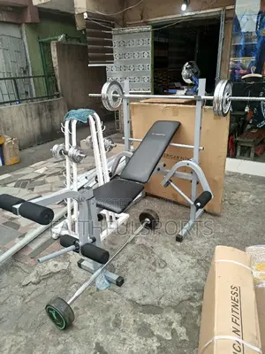 Complete Sit Up Bench With 30kg Dumbbell