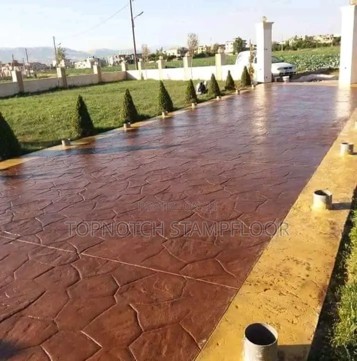 Foreign Concrete Floor Installation