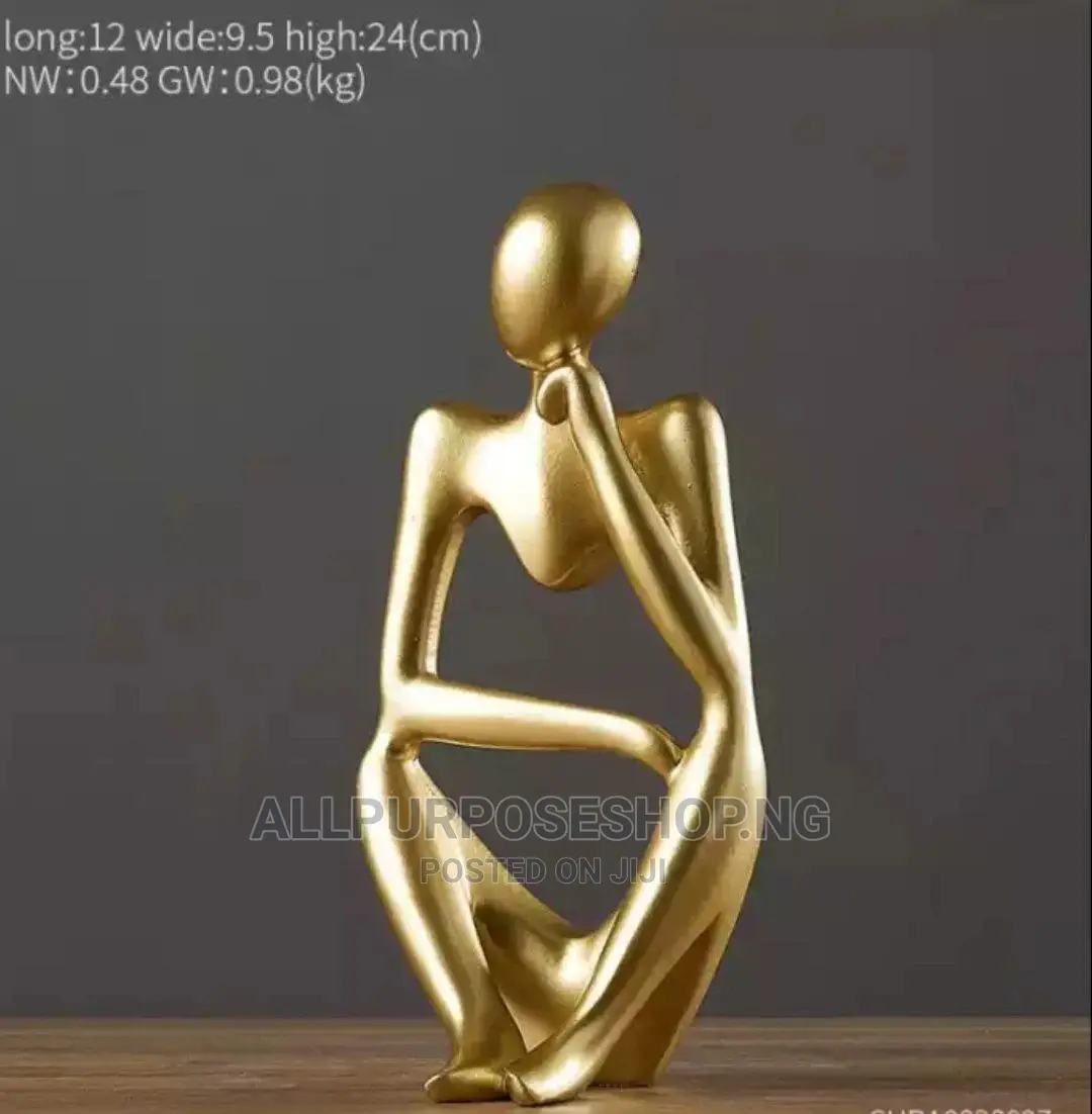 Abstract Thinker Sculpture
