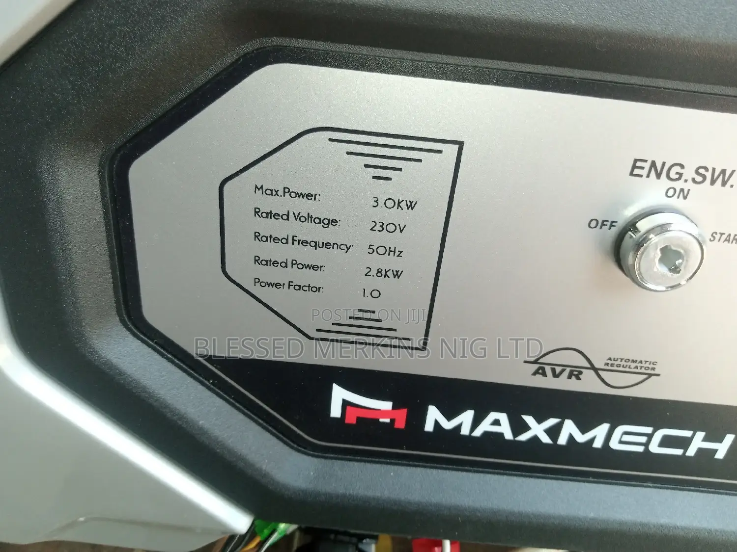 Max-Mech Petrol Generator 3kva