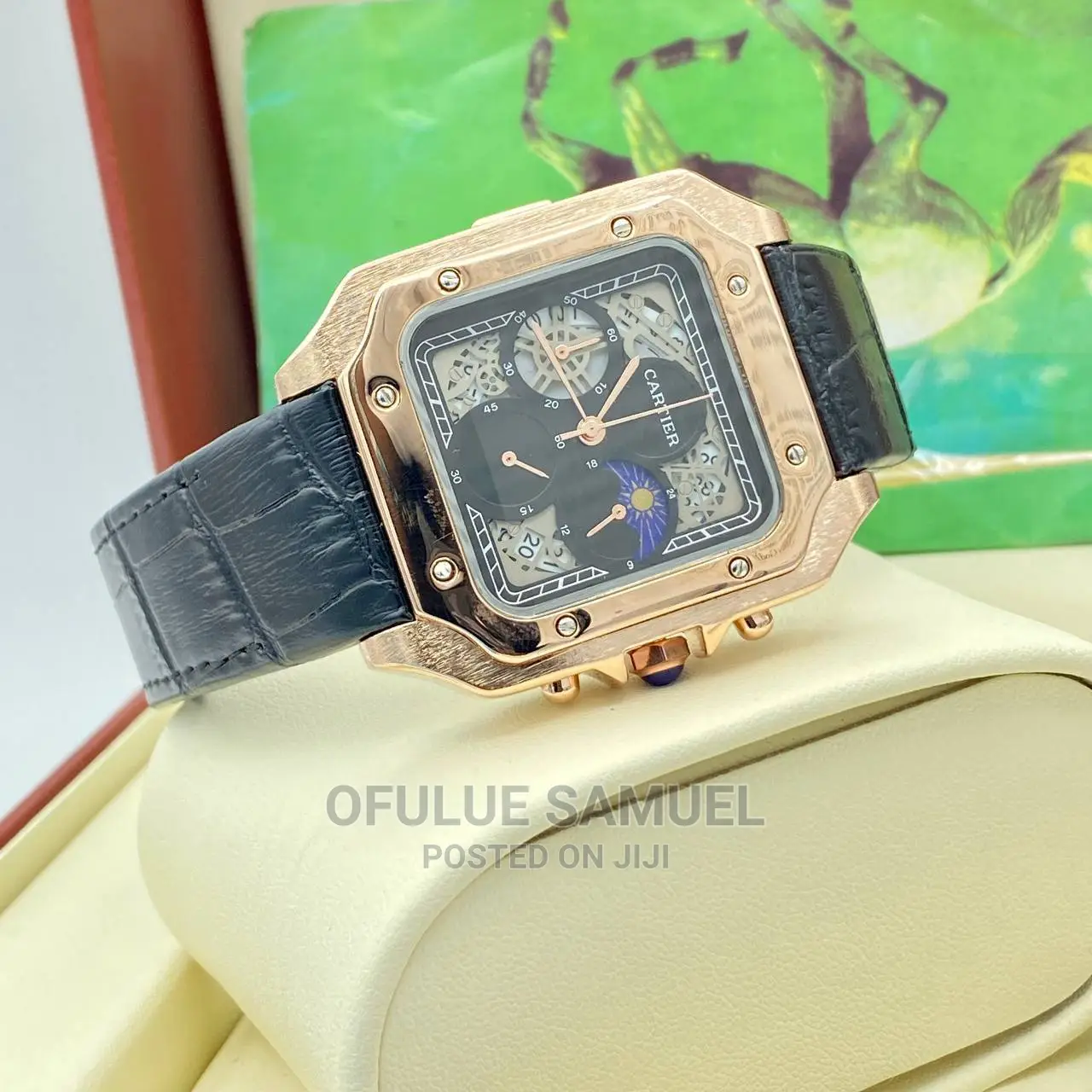 Cartier Leather Chronograph