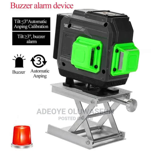 12 Lines 3d Green Laser Level Self-Leveling 360 Horizontal