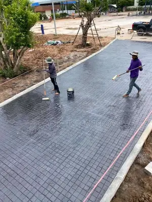 Concrete Stamp Floor With Patterns