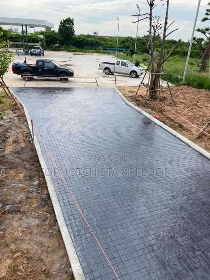 Concrete Stamp Floor With Patterns