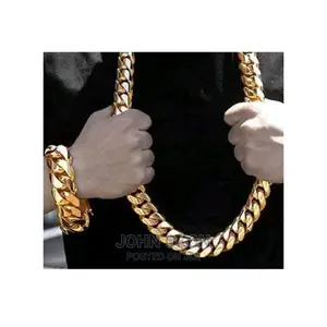 Cuban Link Chain With Bracelet