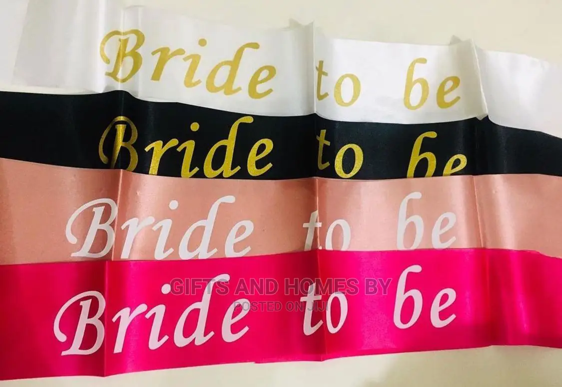 Bride To Be Sash