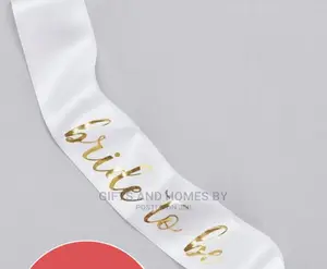 Bride To Be Sash
