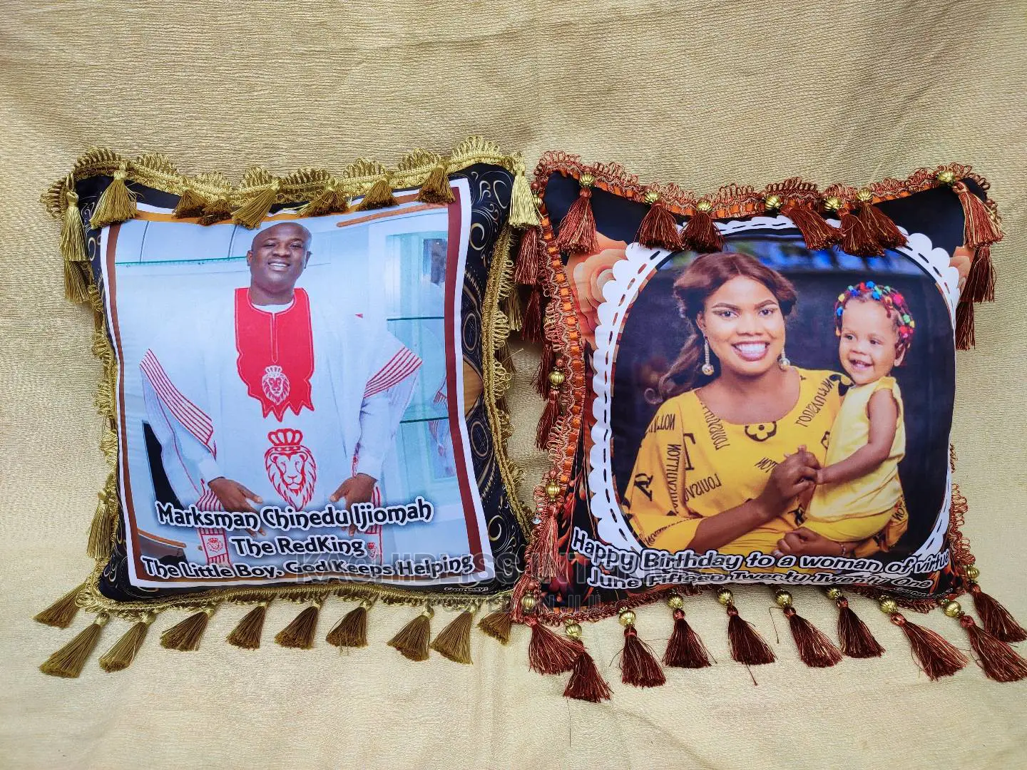 Beautiful Customize Royal Throw Pillow