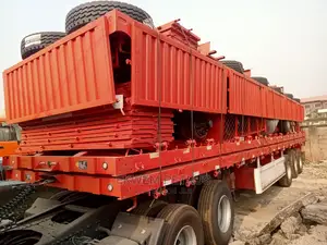 New Arrival Brand New 8units Stacked Flatbed Trailer Trucks