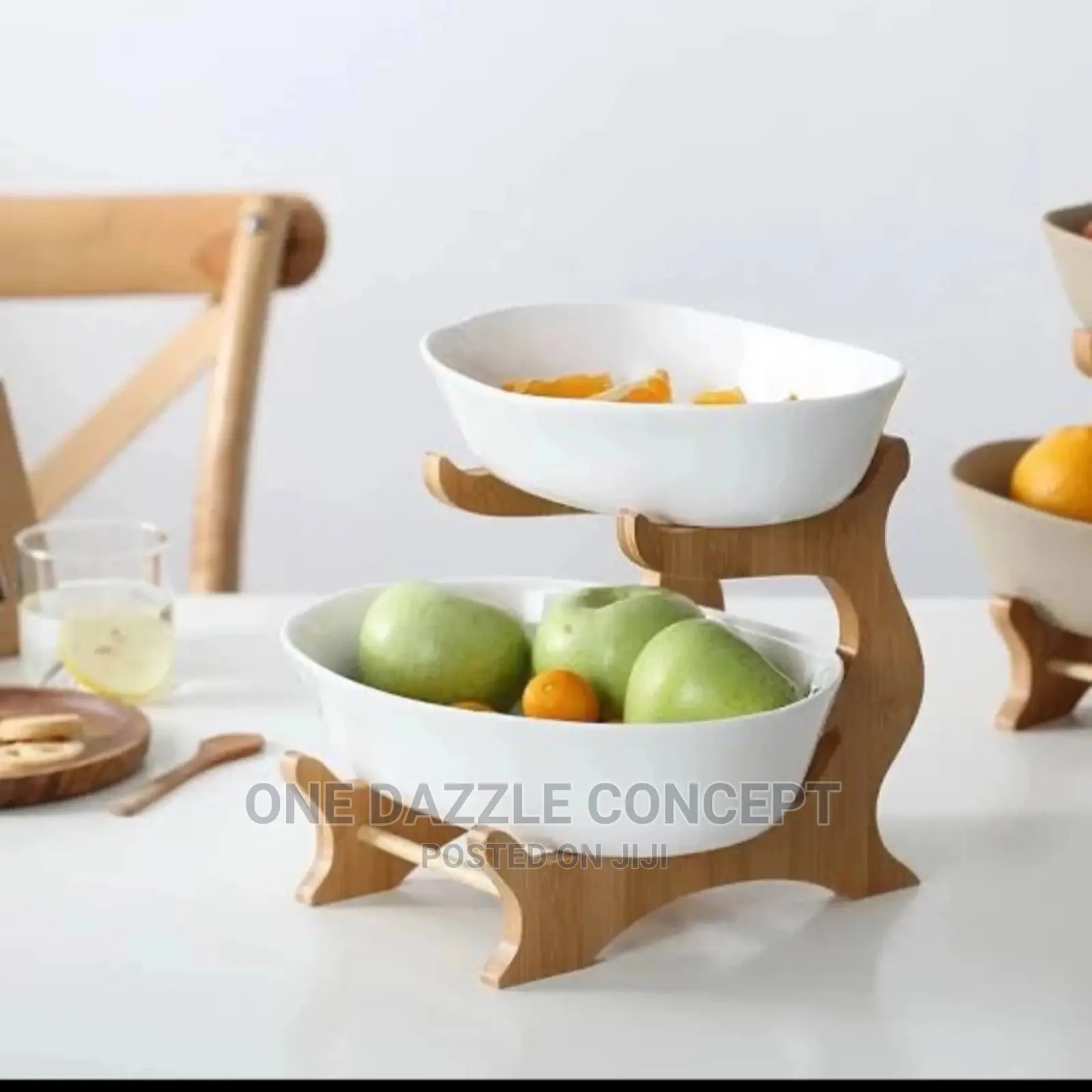 2-Tier Ceramic Serving Bowl