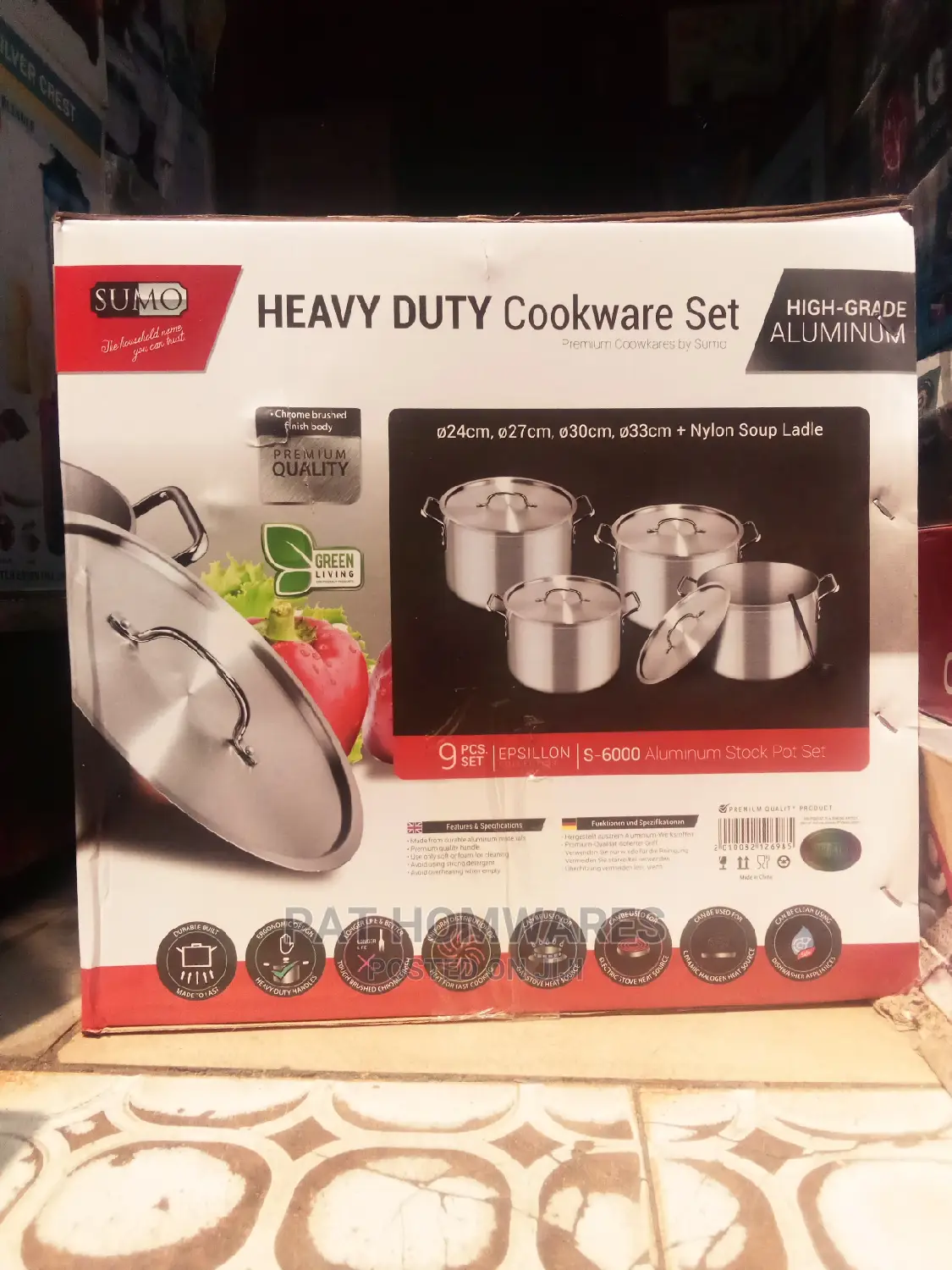 Cookware Set 9pcs