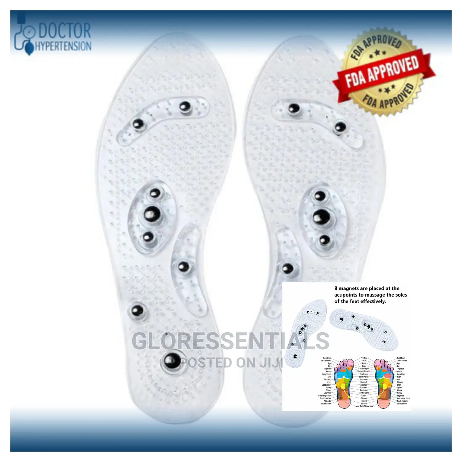 Hypertension Shoe Pad