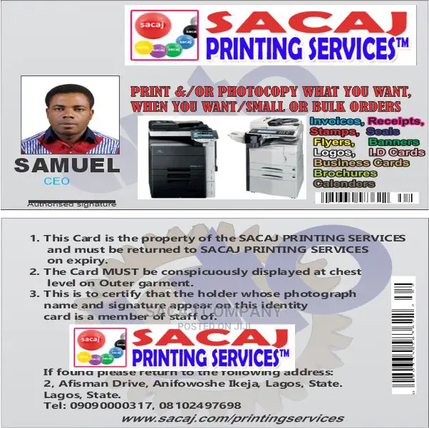 Company I.D Card