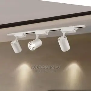 Watt Track Light White. 3 Light With The Rail )