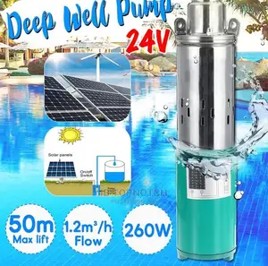 260W Free Delivery Solar Powered Water Submersible Pump