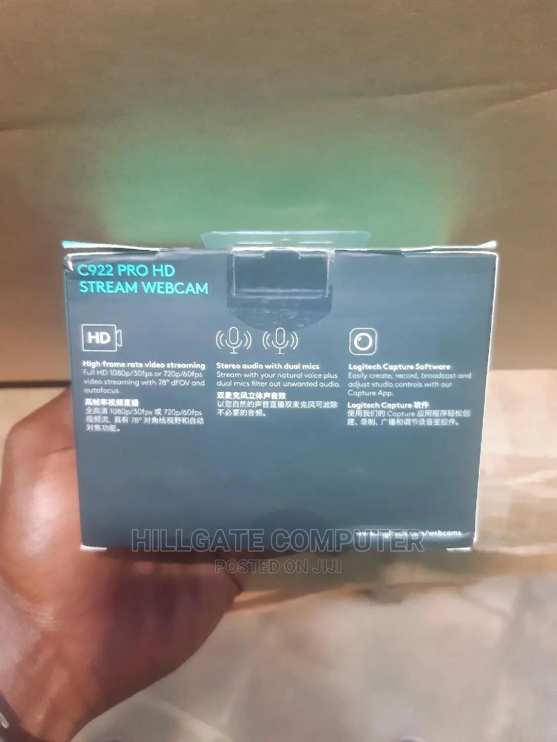 Logitech C922 Pro HD Stream Webcam