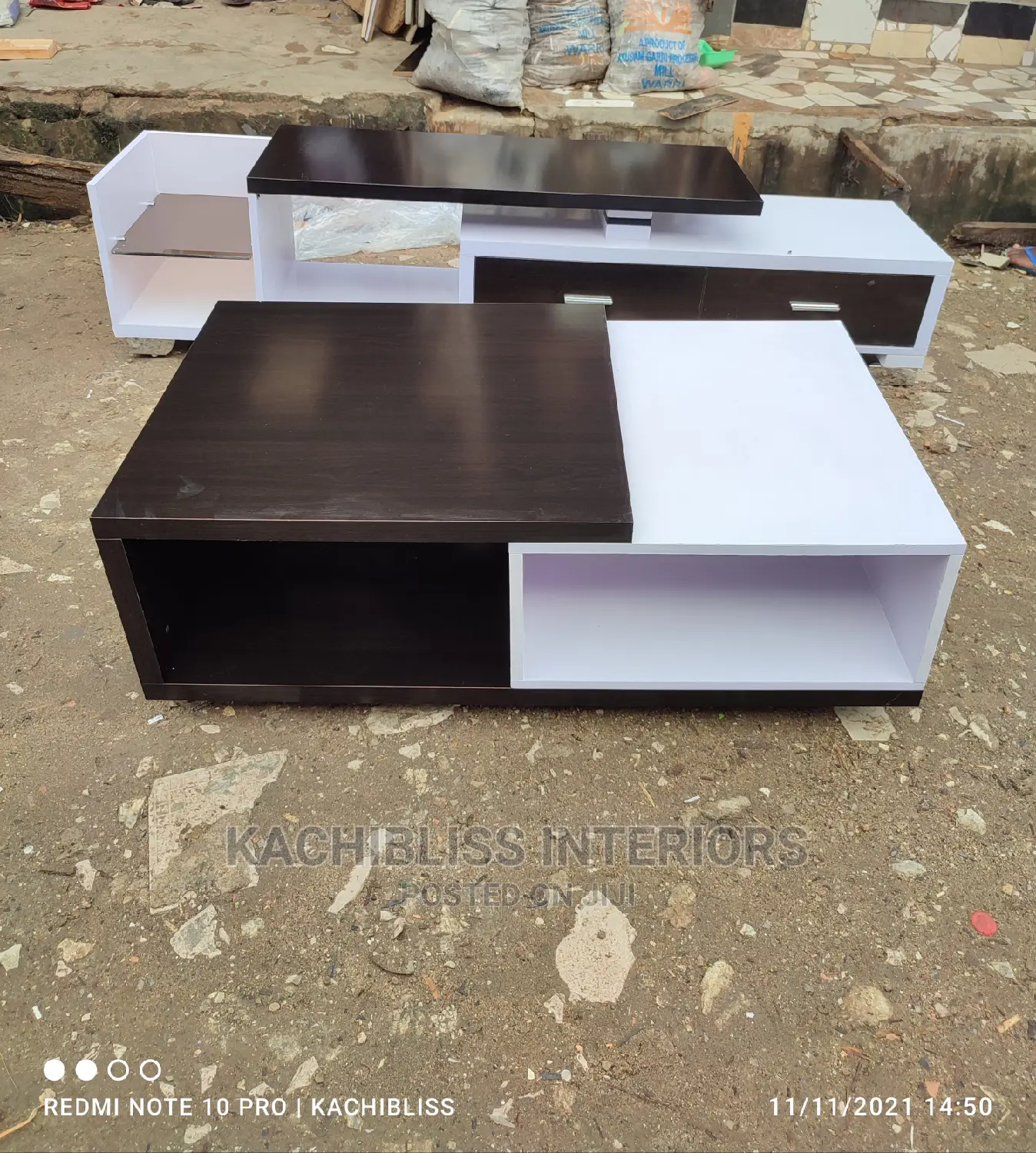 6ft Tv Console and Center Table