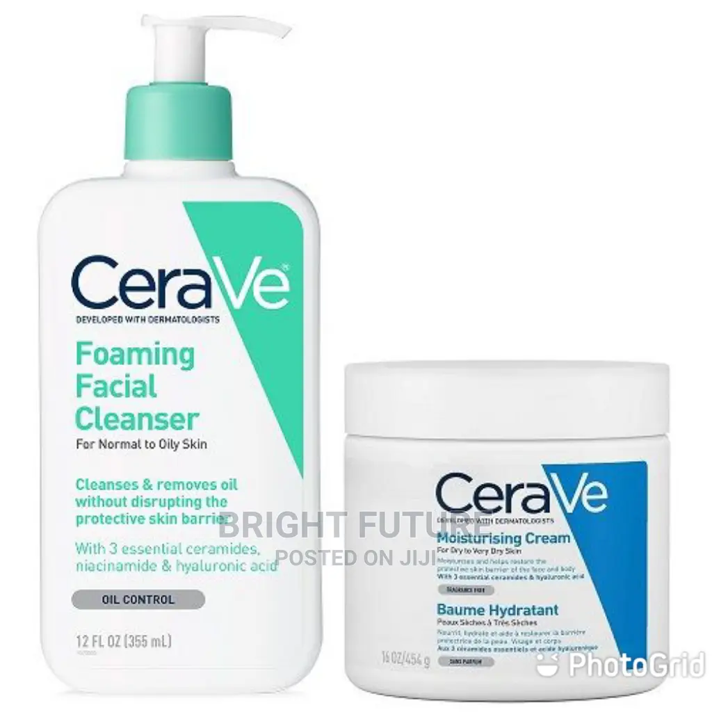 Cerave Foaming Facial Cleanser 12 Oz Moisturizing Cream