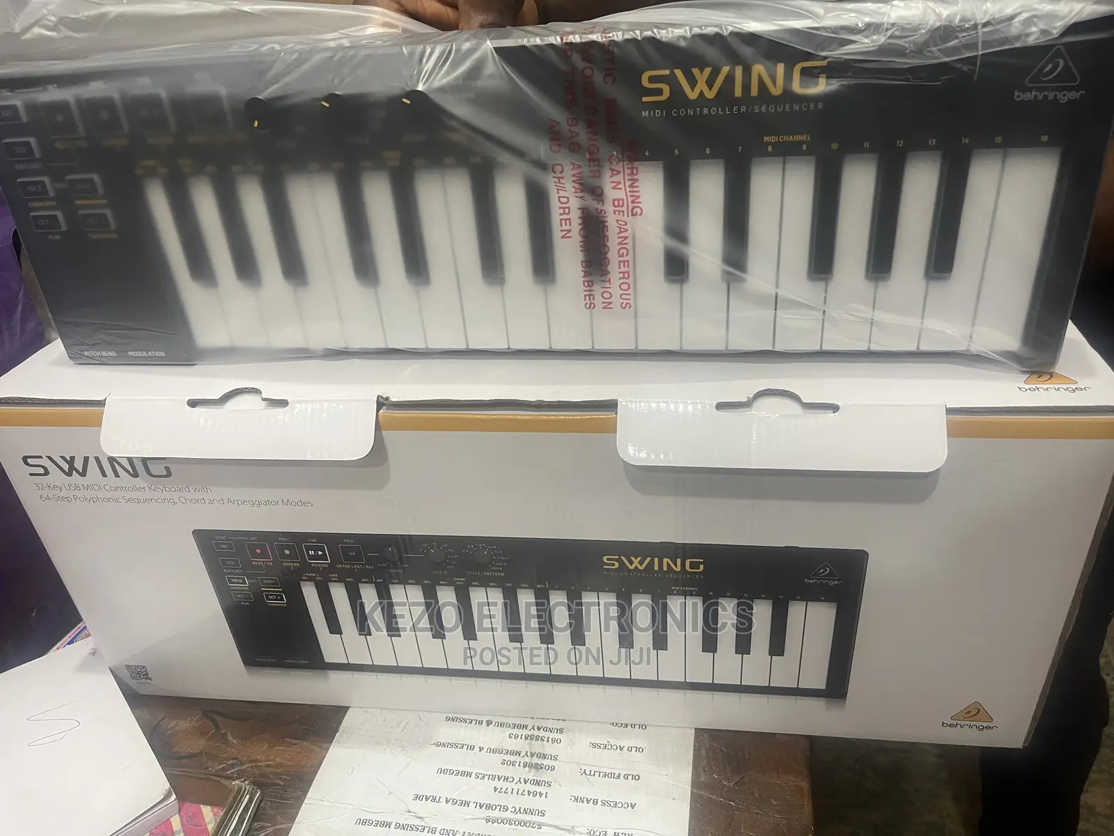 Behringer Swing Midi Controller Sequence