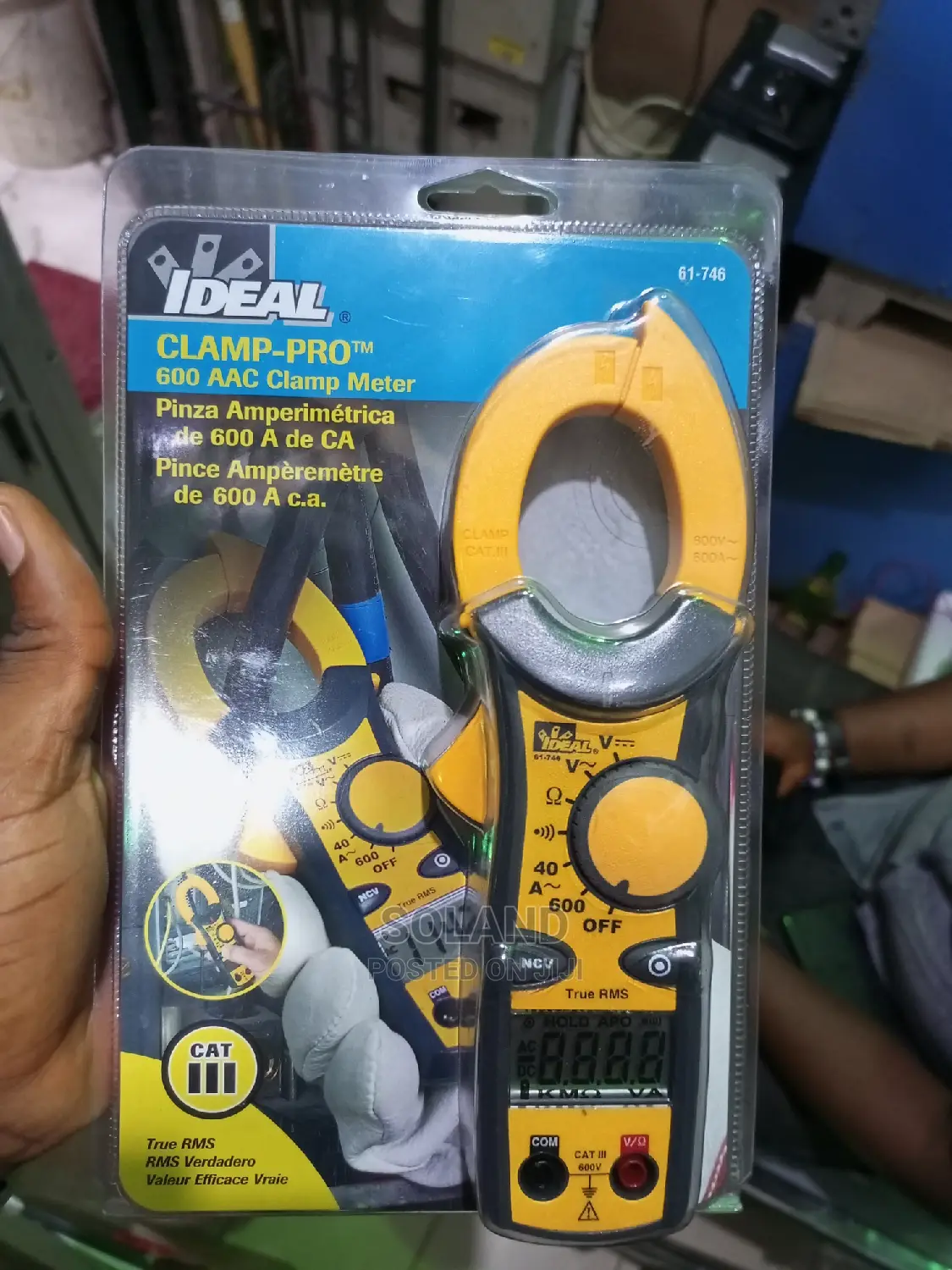 Ideal Clamp Pro 600aac Clamp Meter
