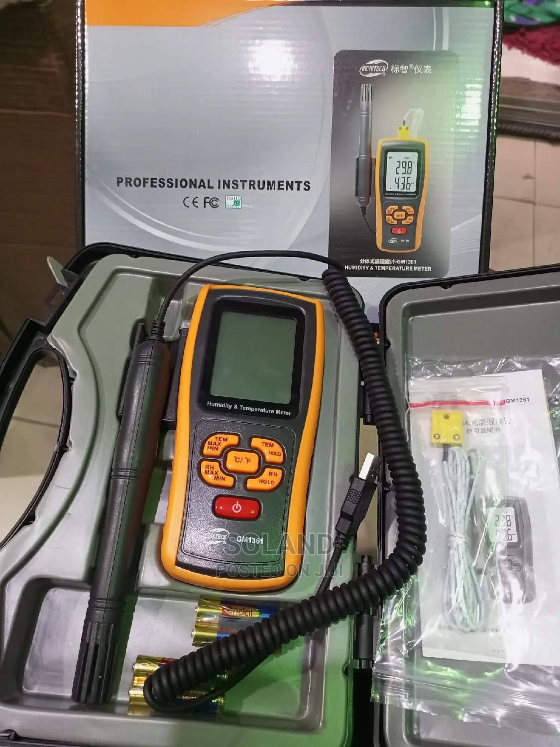 Gm1361 Temperature Humidity Meter