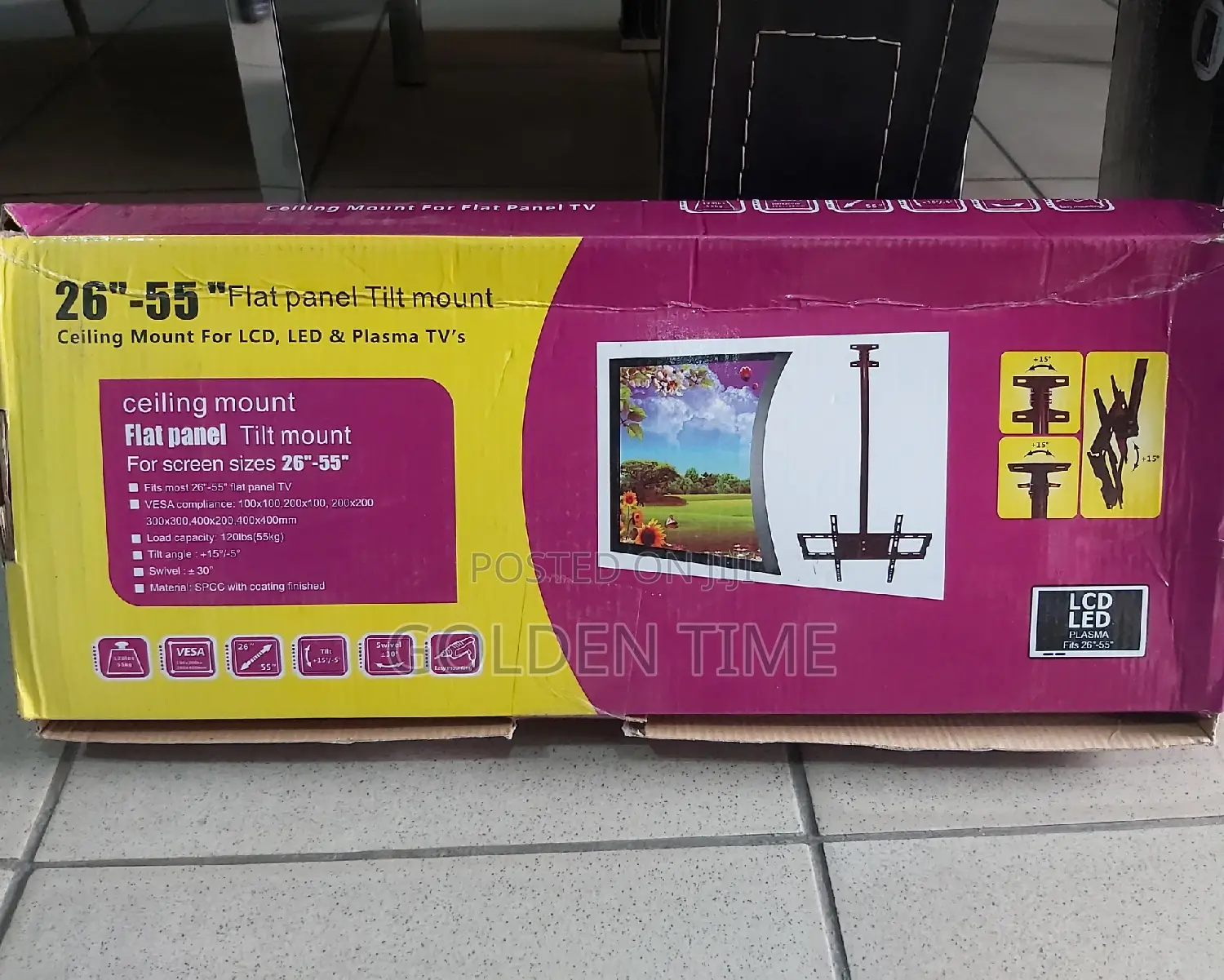 26"-55" Ceiling Television Mount