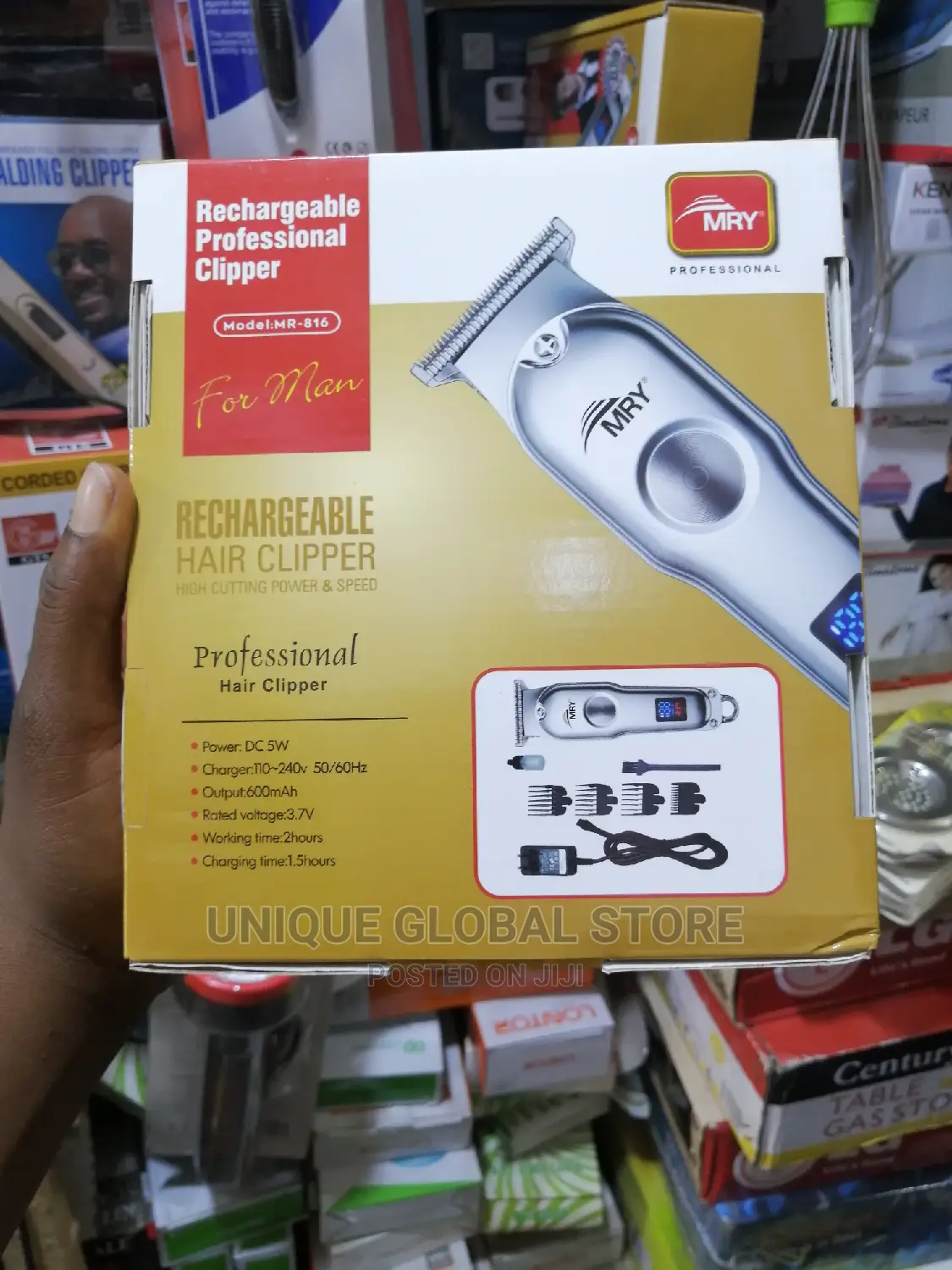 Mry Cordless Rechargeable Professional Clippers