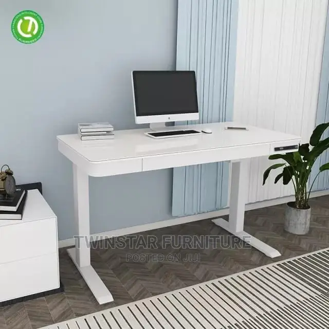 New Modern Adjustable Electric Table With Screen Touch Top