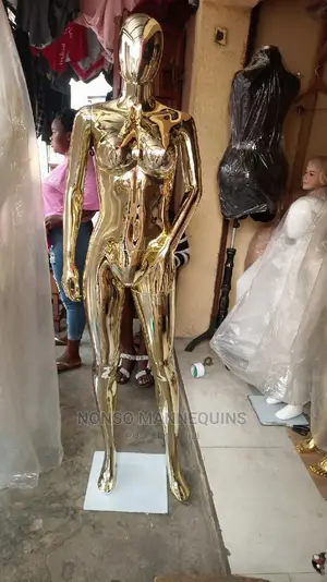 Size 10 Franca 25 Female Gold Chrome MANNEQUIN
