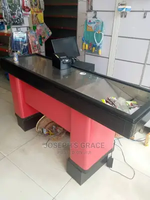 Metal Check Out Counter, 304 Stainless Steel.