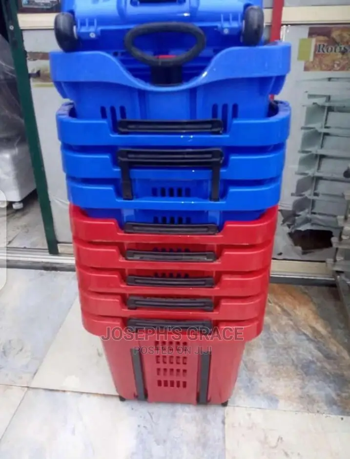 Supermarket Plastic Trolley( High Grade Plastic)