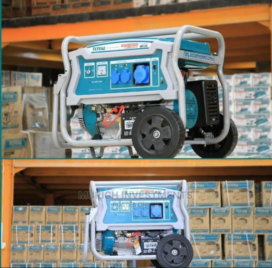 Total Key Start Gasoline Generator 6.5kva 100% Copper
