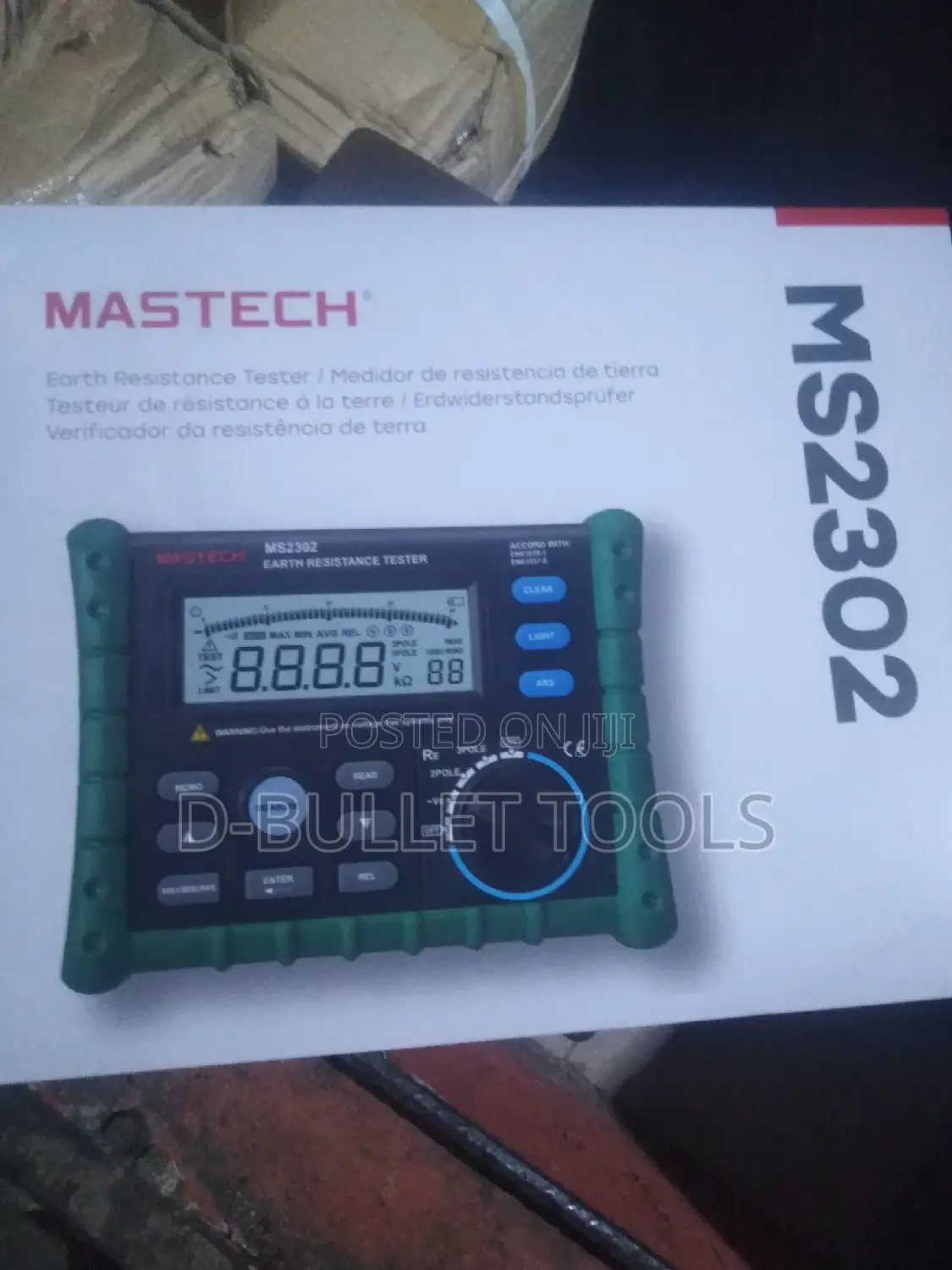 Mastech Ms2302 Earth Resitance Tester