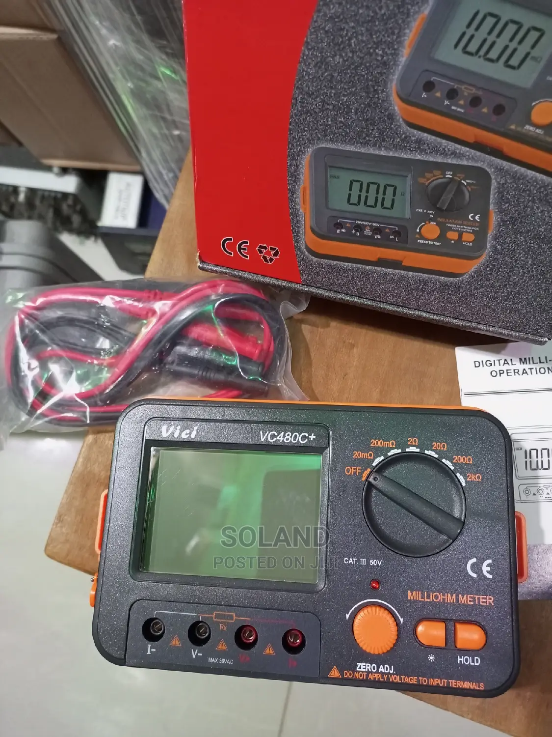 VC480C+ Digital Milliohm Meter