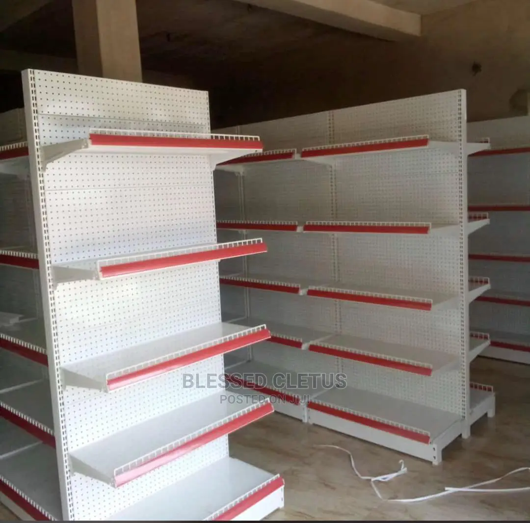 Double Sided Supermarket Shelves