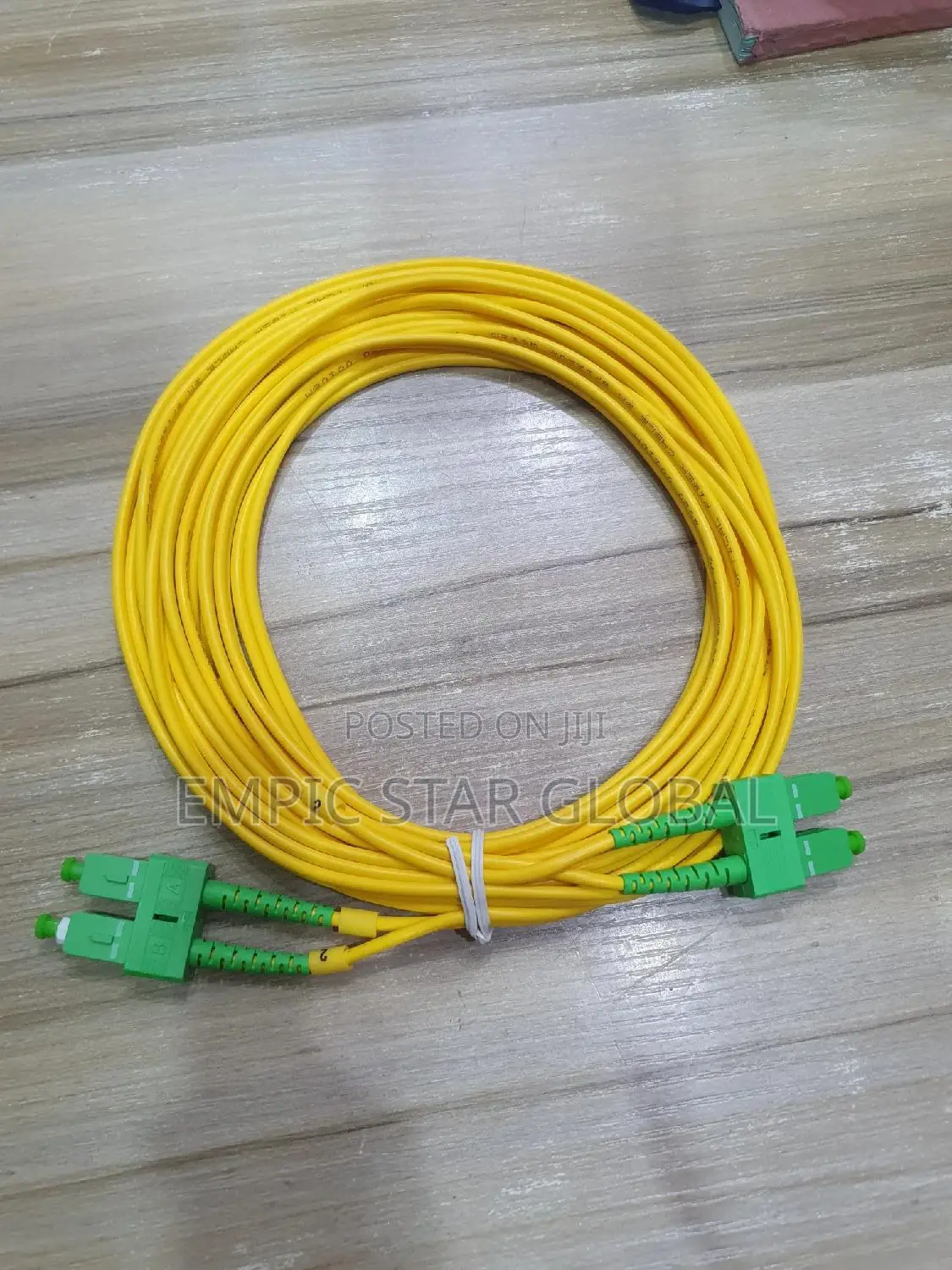 Fiber Patch Cord Sc/Apc-sc/Apc 5m Sm Duplex