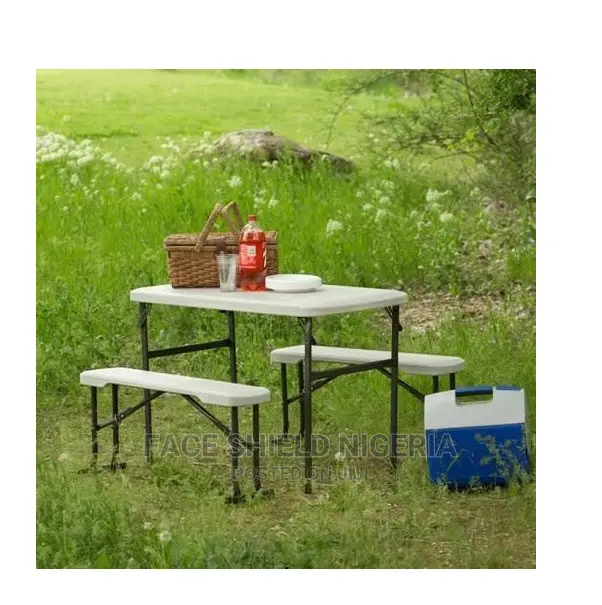 Lifetime Folding Picnic Table With Benches